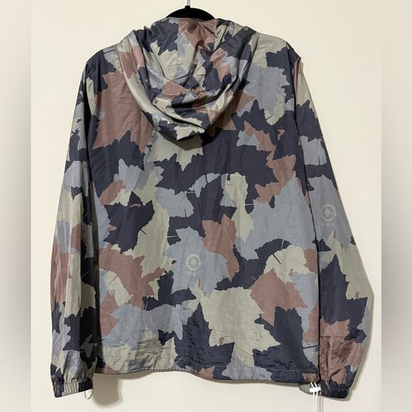 LRG men’s size small lightweight full zip camouflage windbreaker rain jacket - Picture 10 of 11